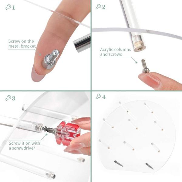 Carregador de bolinhos acrílico de forma oval para bolo de sobremesa