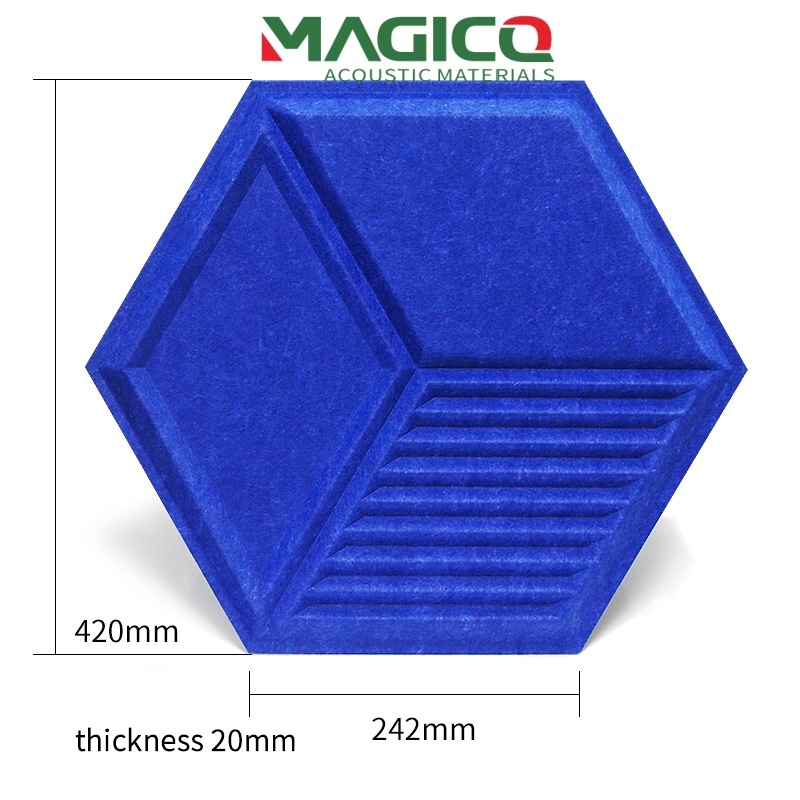Sound Absorbing Polyester Fiber Acoustic Panel Designed To Enhance Acoustic Comfort In Open Office 