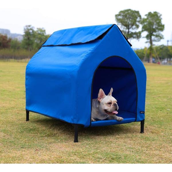 Xl повысил навес кровати любимца кровати собаки март кладет шатер в постель конуры собаки на открытом воздухе шатра любимца Breathable портативный
