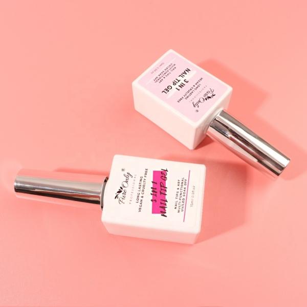 15Ml 3 in 1Soft Uv Led Glue Liquid for Non-Toxic Nail Tip Gel Glue on Nails French Nail Tip Adhesive Manufacture