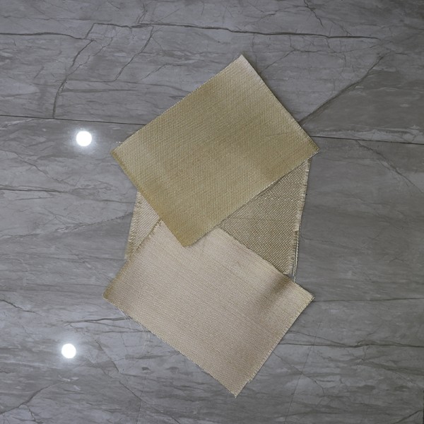 Brown Heat Treated Fiberglass Fabric Self Extinguishing For Welding Blanket