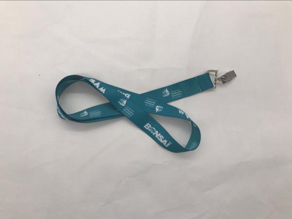 Fashion Design Polyester Dye Sublimation Lanyards Heat Transfer For Trade Show