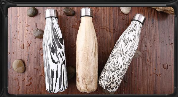 Virson new design double vacuum insulated stainless steel outdoor water bottle