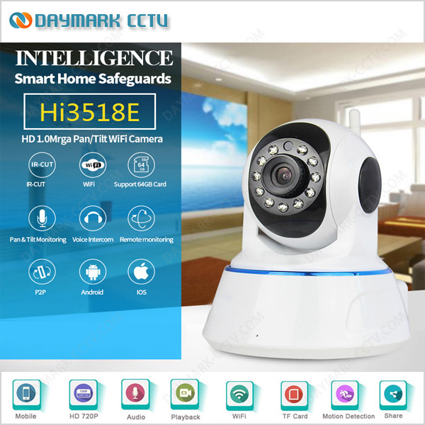 Easy wifi connection ir night vision home surveillance cameras