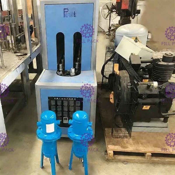 PET Plastic 3 Gallon Bottle Blow Molding Machine 20 Liter Semi Automatic