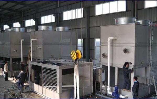 Closed Circuit Circulation Copper Coil Water Cooler For Nuclear Power Plants