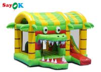 Corrediça inflável da casa do castelo do salto do multi crocodilo pequeno do divertimento para a criança