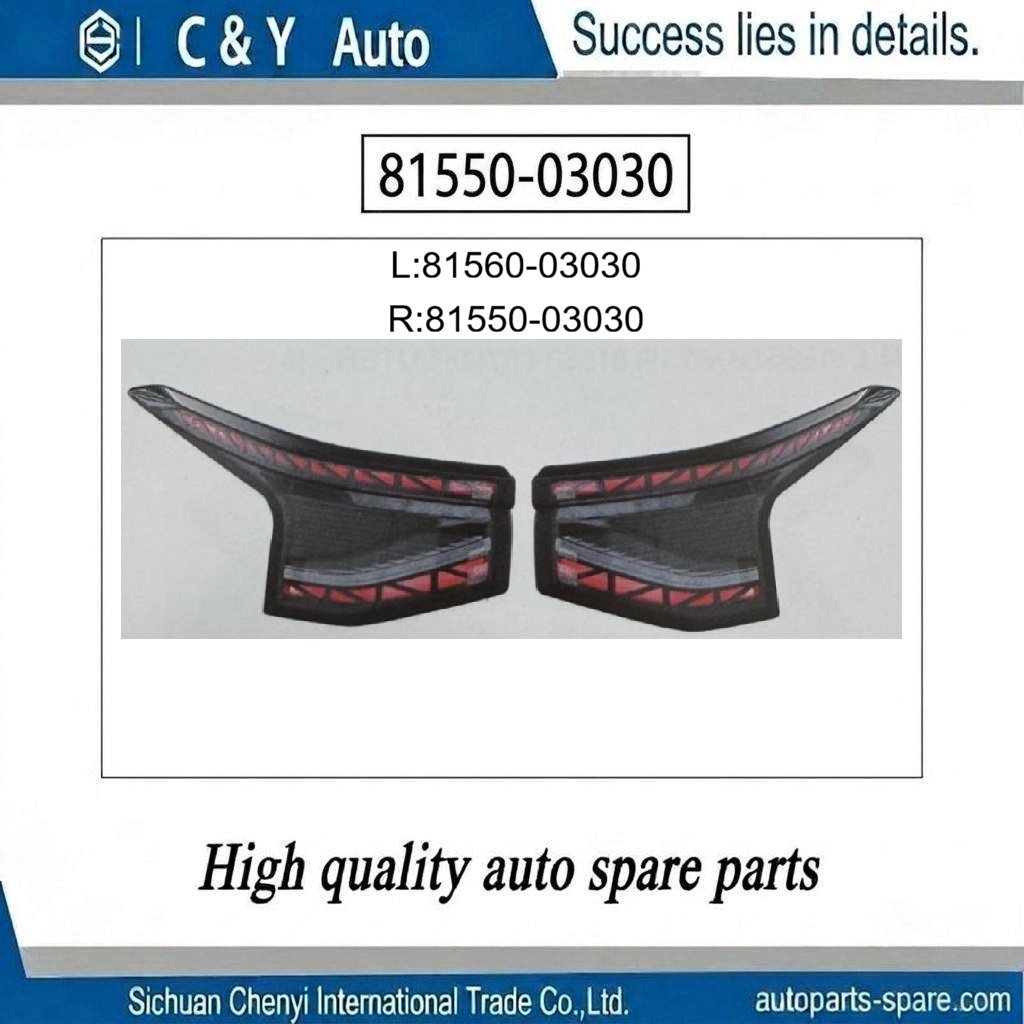 81560‑03030 Left Outer Taillight 81550‑03030 Right Outer Taillight For Toyota