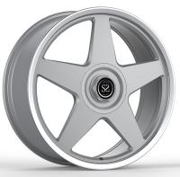 21x10 ET25 Big Cap Matt Silver Custom Forged Rims Para Audi Q6 2021 2022