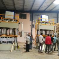 El reciclaje del pedazo de los muebles presionó la máquina de madera de la plataforma