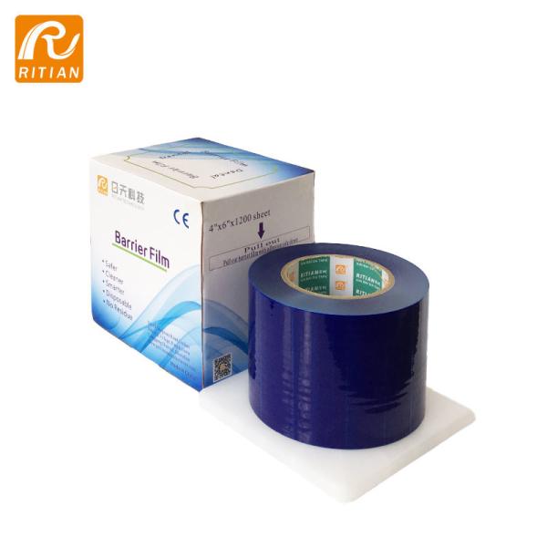 Folhas perfuradas dentais universais do projeto 1200 da película protetora de plástico do PE do filme da barreira para a beleza dental