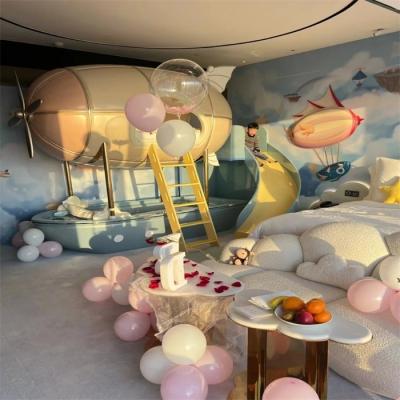 Instructions Included Kid-Friendly Hotel Slide for Kids Club Fun and Entertainment