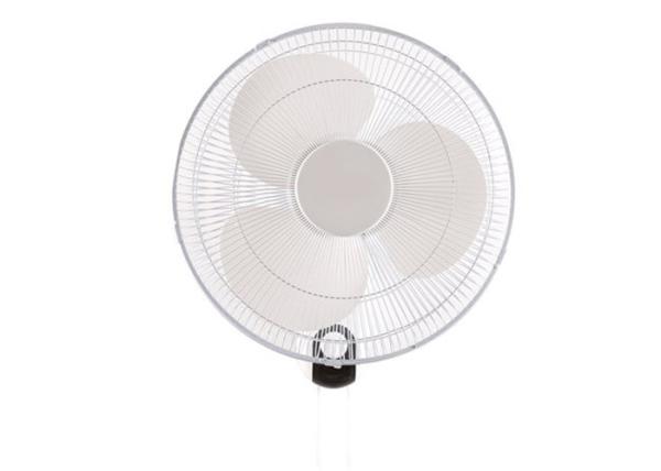Low Noise Quiet Wall Mount Fan 90 Degree Oscillation 3 Speed Adjustable Tilt ETL