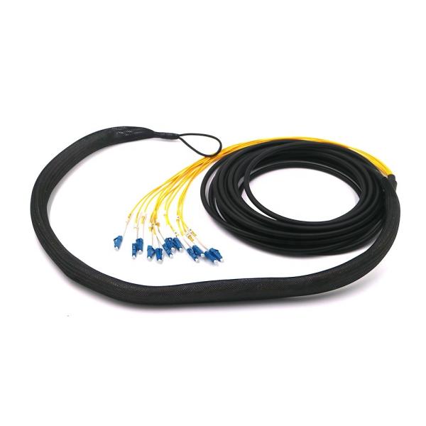 Outdoor RRU RRH FTTA CPRI Armored Cable LC Jumper 5G