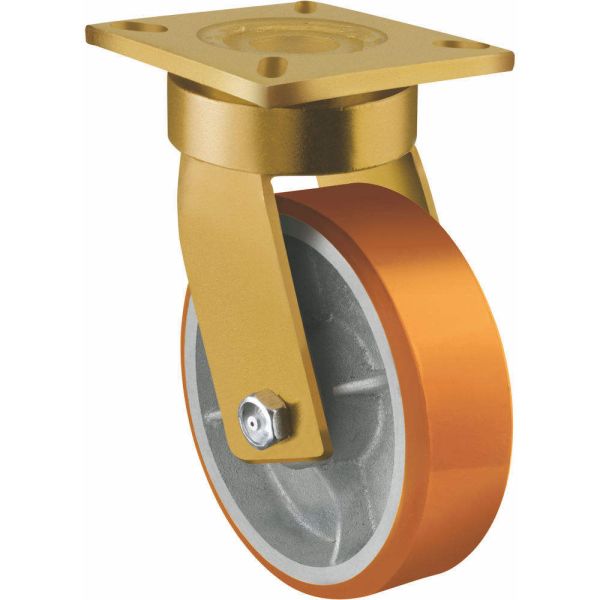 Extra Heavy Duty 12 Inch Casters Shock Resistant High Load Capacity