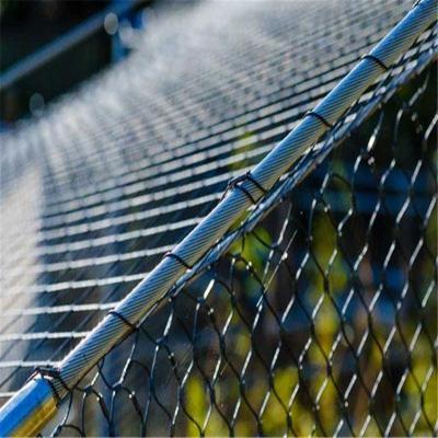 Rhombus Ferruled Railing Wire Mesh Stainless Steel 304 Handrail Safety Netting