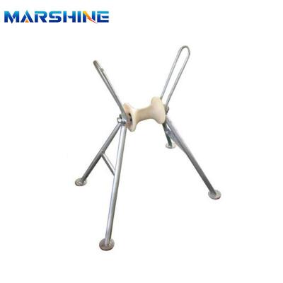 Casting Process High Steel Pipe Cable Ground Roller for Electrical Power Cable Laying