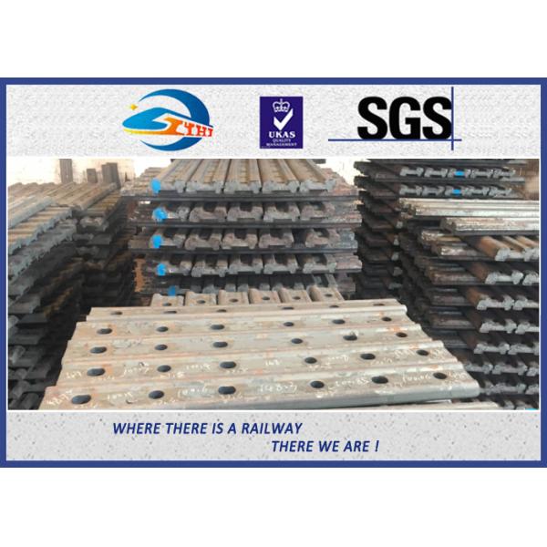 TUV Oxide Black Forging 4 Holes 50# Joint Bar Fishplates In Railway Tracks