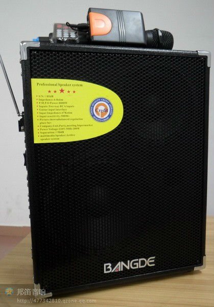 active trolley speaker/portable speaker with usb/sd function