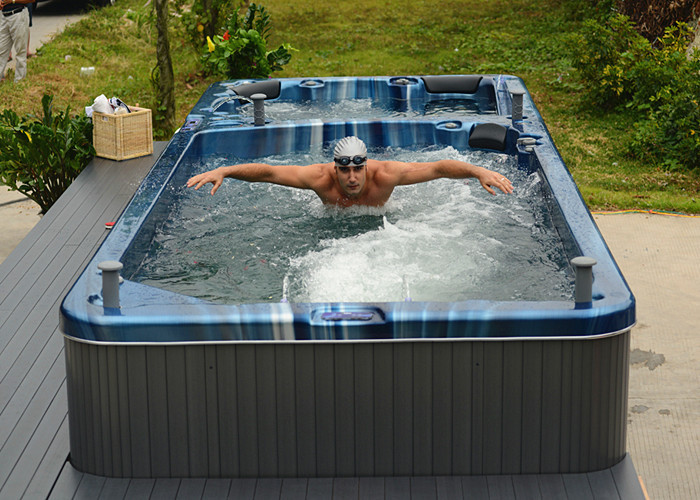 1 * 0.5HP, programmable filtration and 1-speed, 3HP, big endless swim hydrotherapy spa