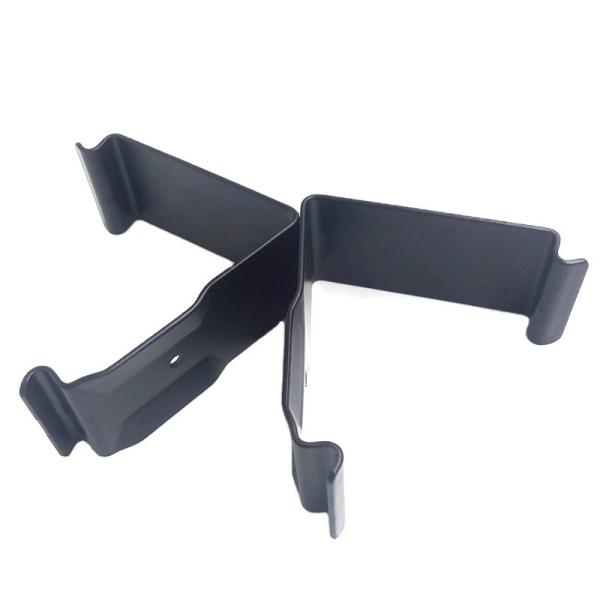 Sheet Metal Stamping Custom Fabrication  Black E-coating Zinc Steel Reusable Plywood Wooden Box Metal Crate Clip