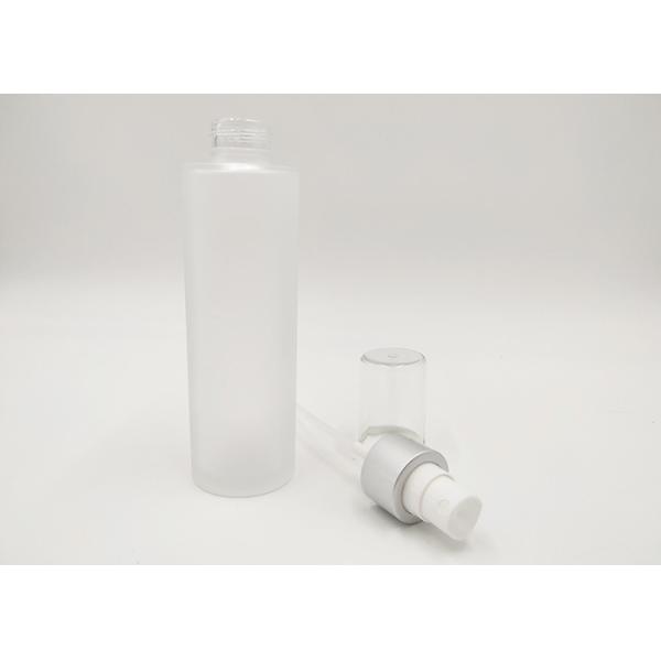 Cosmtic PET Plastic Frosted Matt Spray Sliver Ring 100ml Hand Wash Bottle For Packaging