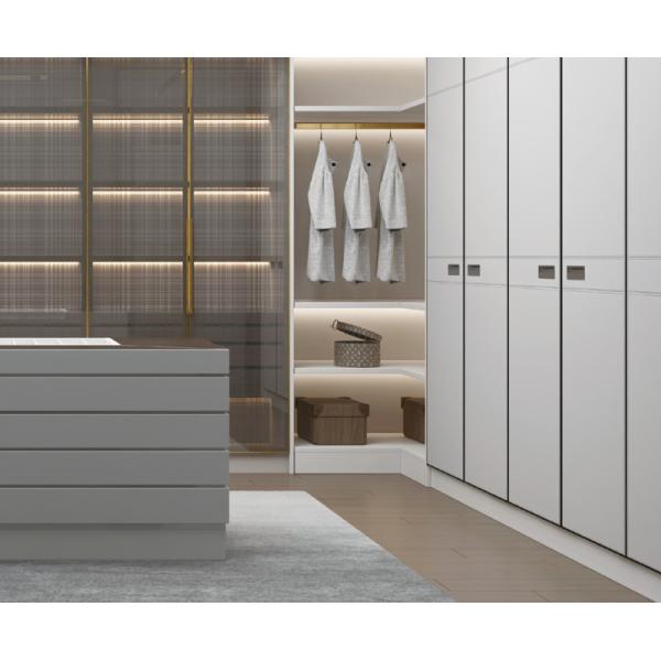 OEM/ODM Shaker Style Wardrobe Door PVC Laminated Wardrobe Doors