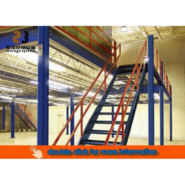 Acero Q235 / 245 Estantes sin tornillo / remachado, almacenes pisos mezzanine para la construcción