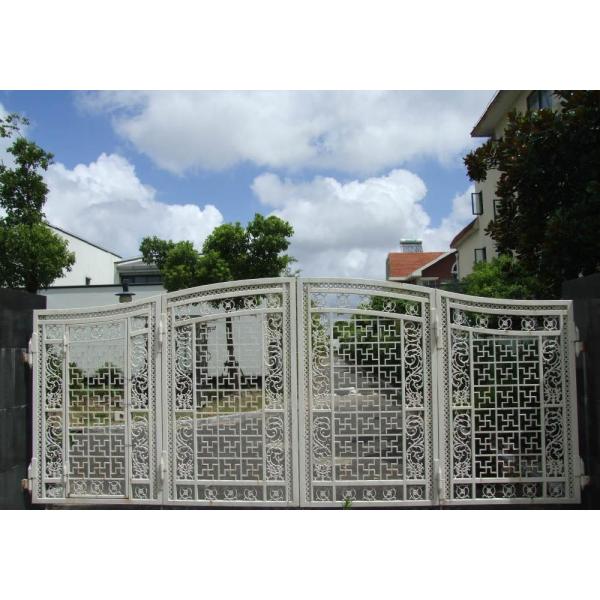 Покрытое порошком доказательство грызуна ворот утюга Морден, ворота сада литого железа ОЭМ