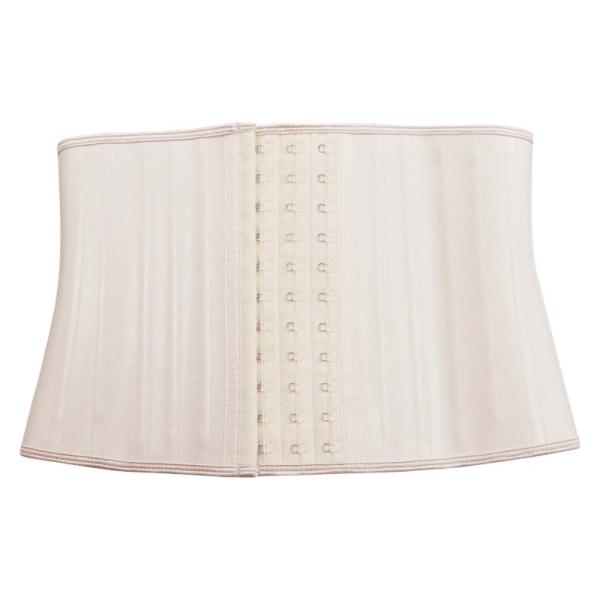 Белые короткие корсет тренировки талии латекса тренера 9 талии торса Boned стальной Boned