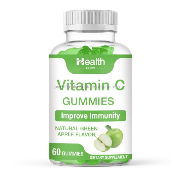 Green Apple Vitamin C Gummies Immune booster 60ct OEM