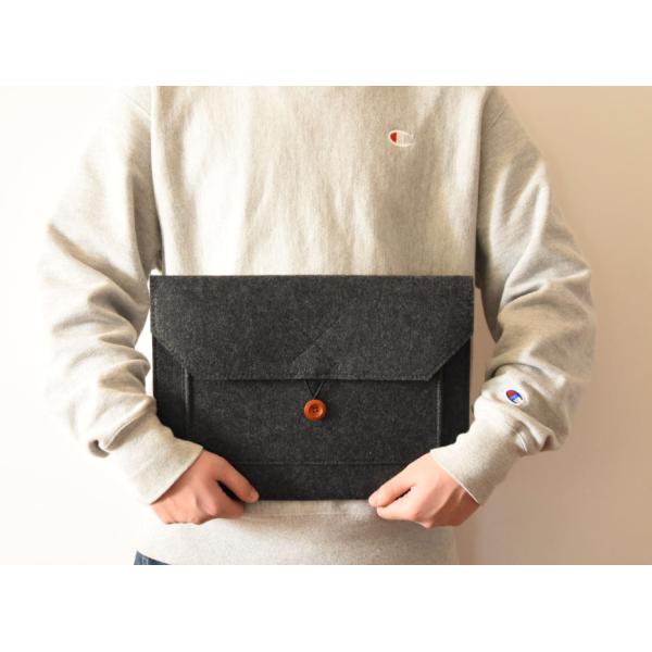 31.5 × 21 × 3cm Felt Laptop Bag