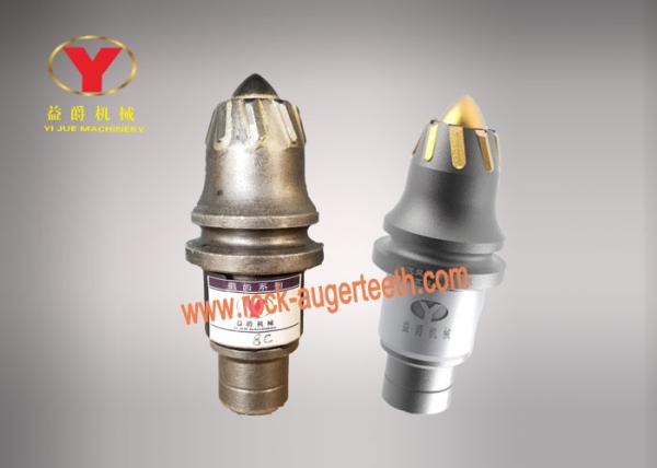 Easy Installation Carbide Auger Teeth Rotary Drilling Tools TUV Approved