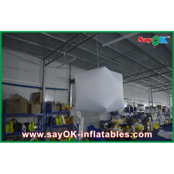 Вися этап освещая раздувной квадрат украшений праздника крытый