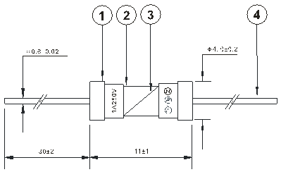 UL cUL 2A 250V Quick Fast Blow 3x10mm Axial Leaded F Glass Tube Fuse 2AL250V Cartridge Fuse Link 500pcs Per Bag