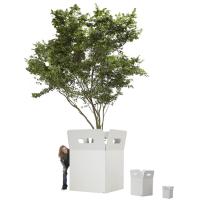 Plantador de aço alto alto de Corten dos potenciômetros de flor do metal da espessura 1.5mm-6.0mm grande