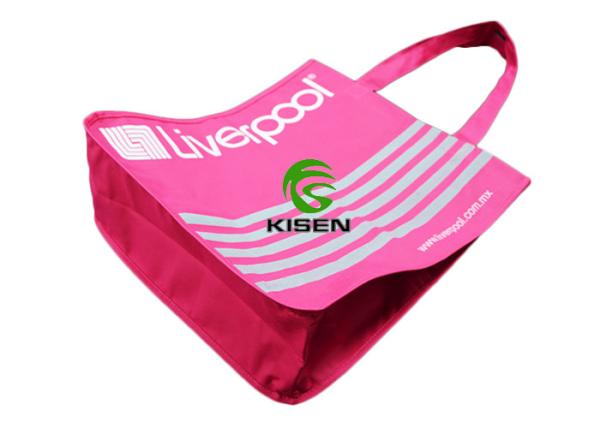 Customized Reusable Polyester Shopping Bags Tote Style Any Colors ODM Accepted