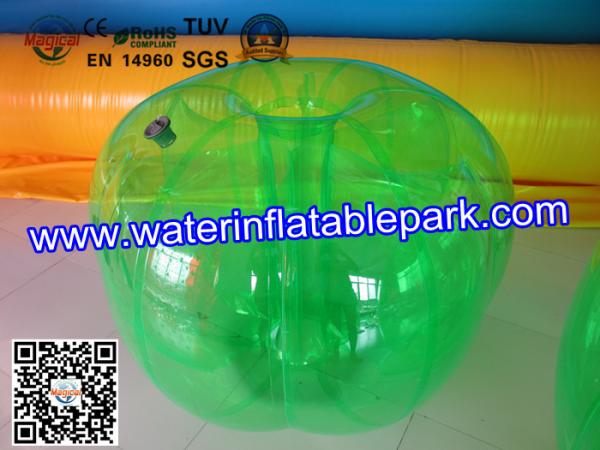 High Durability Inflatable Bumper Ball Soccer 0.9mm PVC Tarpaulin