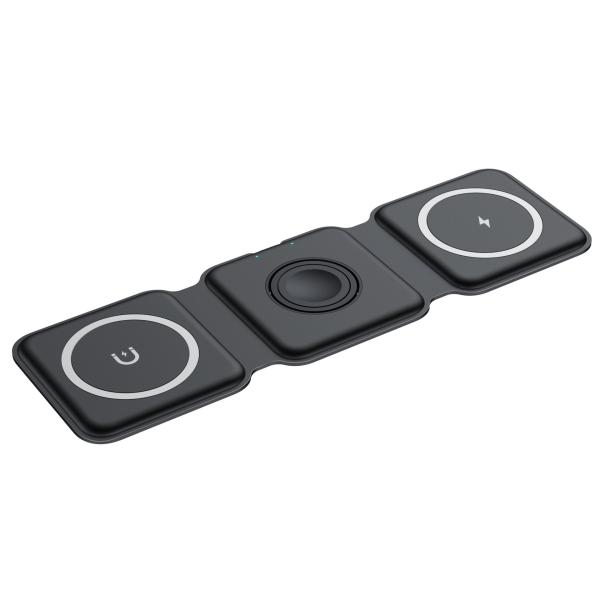 OEM ODM Multi Function Integrated 3 In 1 Foldable Wireless Charger