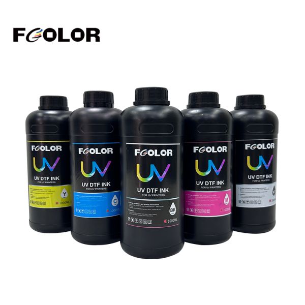 Fcolor Super DTF Glue UV Ink for Epson I3200 XP600 TX800 UV DTF Sticker Printer