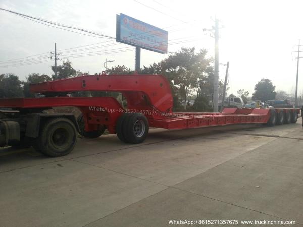 Gooseneck Lowbed Trailer Dolly for Heavy Duty Heavy Machine Lowbed Semi Trailer 80 ton  100Ton WhatsApp:8615271357675