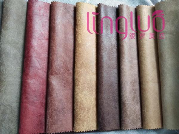 Suedine Unique Dark Beige Suede Sofa Fabric Waterproof And Wear Resistant