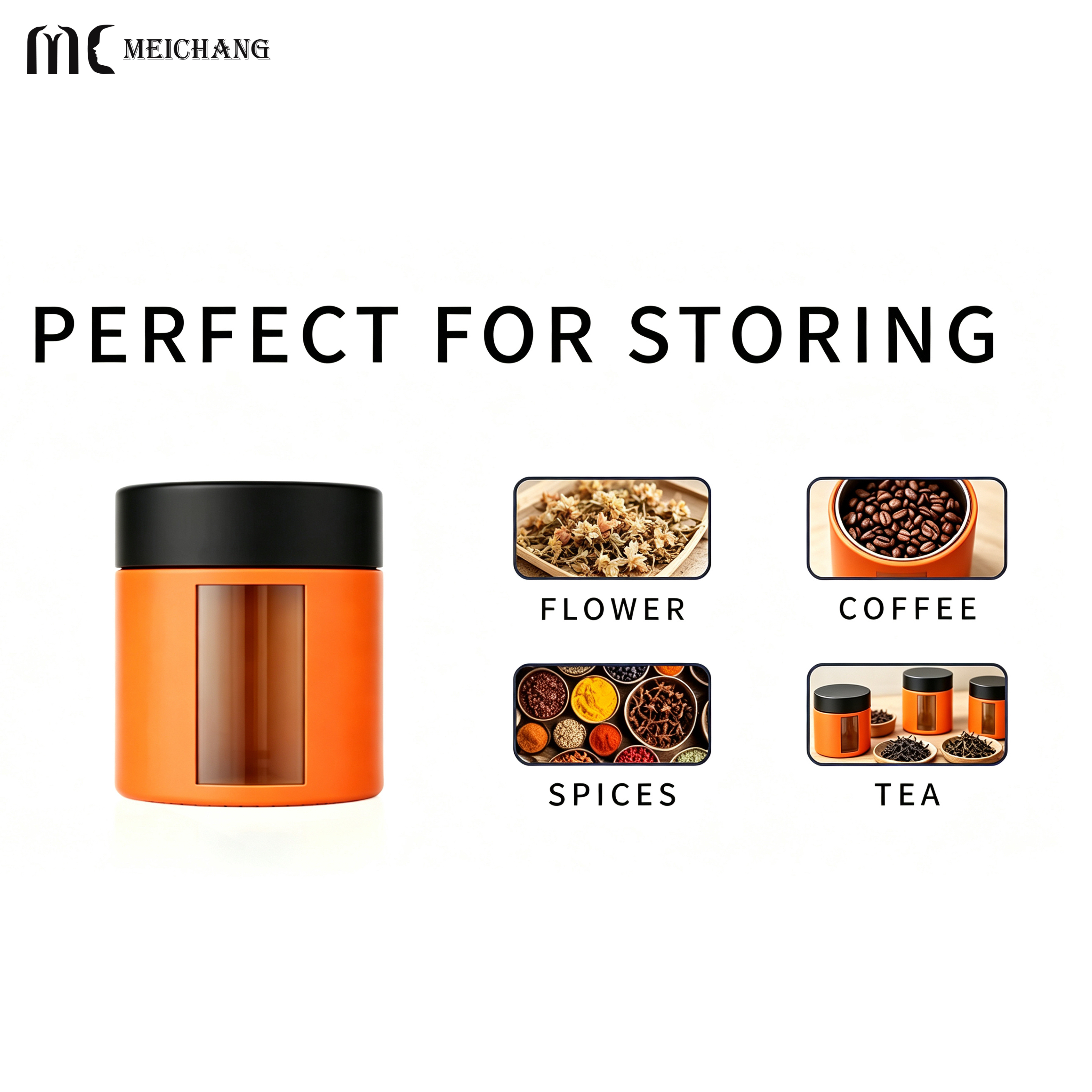 1oz 2oz 3oz 4oz Custom Child Resistant Glass Jar with Viewing Window & Magnifying Lid(MC-G-558)