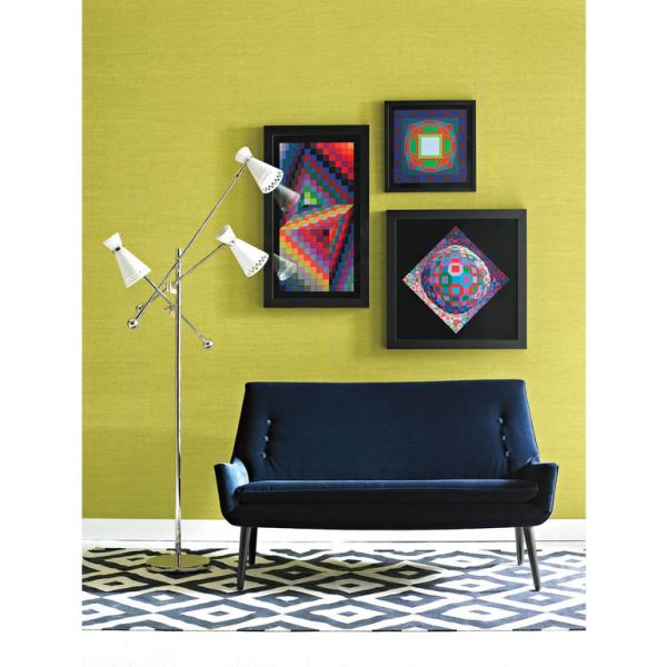 Dark Blue Fabric Upholstery Sofa , Modern Fabric Sofa European Style