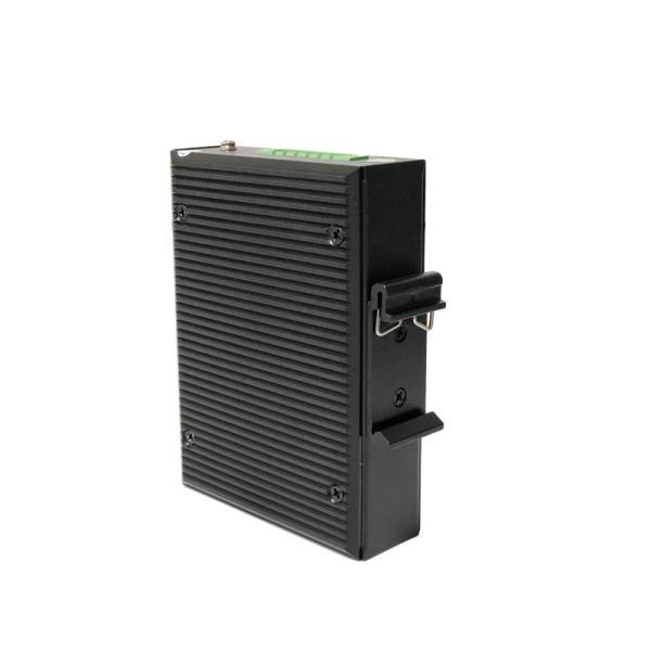 Industrial Fiber Media Converter 10/100/1000M 2 SFP with 4 RJ45 port Singlemode SMF Duplex 1310nm 20KM