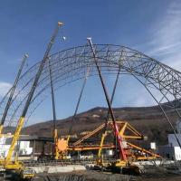Estructura de edificio ligera prefabricada de marco de acero del SGS S235JR para la vertiente del carbón