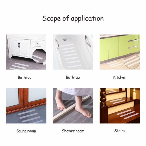 Waterproof Other Baby Products Ultra Clear Non Slip Traction Grip Tape To Bathtubs