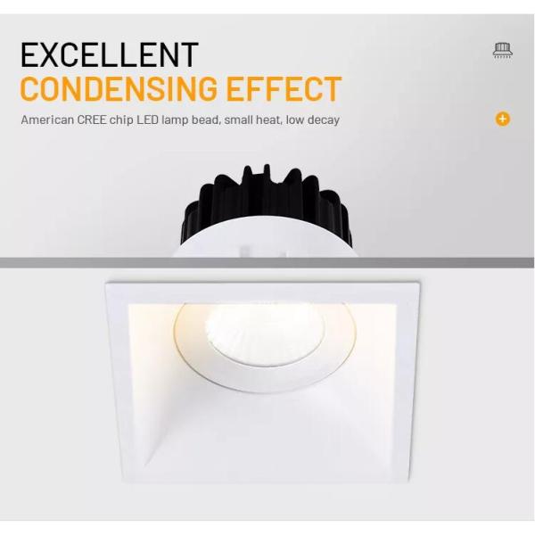 10W IP54 Квадратный светодиодный нижний свет Пятнистый свет Поточный свет Поточный свет Антиотражающий свет CRI93 Для домашнего использования