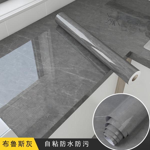 Waterproof Peel Off Self Adhesive Marble Wall Sticker Removable Kitchen Counter Top Wallpaper