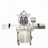 Nuevo diseño de aceite semiautomático / jugo / agua / miel vidrio líquido puede botella de plástico llenando maquina de embalaje